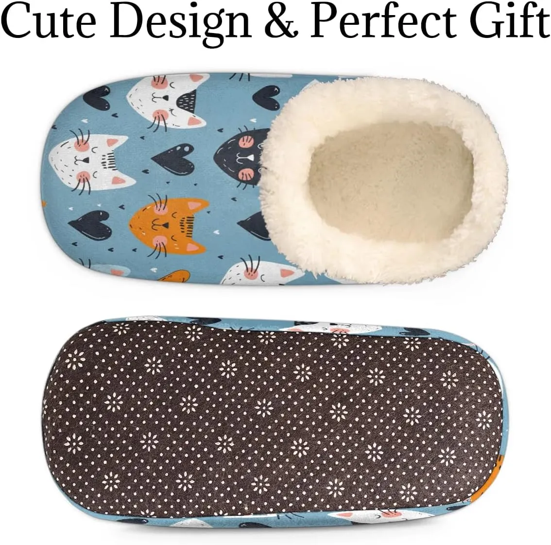 Slipper for Women Men, Fuzzy Memory Foam House Slippers Soft Cozy Warm Closed Back Slippers Lightweight Non-Slip Home Shoes Indoor Slippers