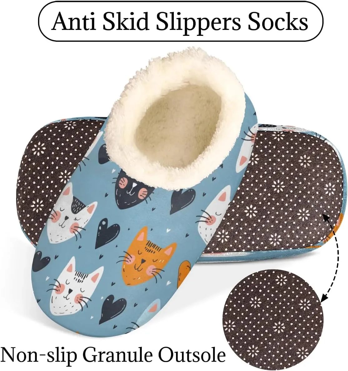 Slipper for Women Men, Fuzzy Memory Foam House Slippers Soft Cozy Warm Closed Back Slippers Lightweight Non-Slip Home Shoes Indoor Slippers