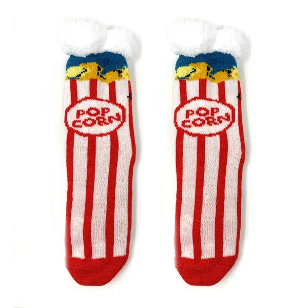 Slipper Socks - Box o' Popcorn
