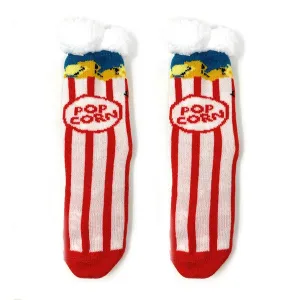 Slipper Socks - Box o' Popcorn
