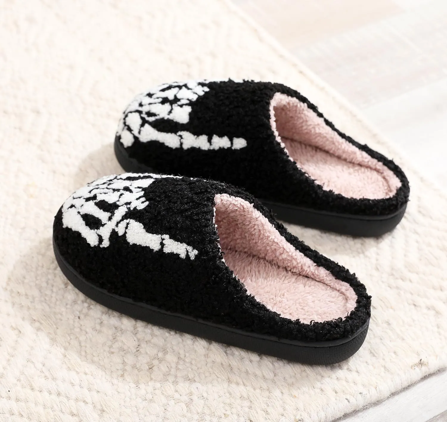 Slippers for Women Men Fuzzy Memory Foam Slipper Fluffy Winter Soft Warm Slip On House Shoes