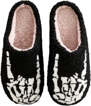 Slippers for Women Men Fuzzy Memory Foam Slipper Fluffy Winter Soft Warm Slip On House Shoes