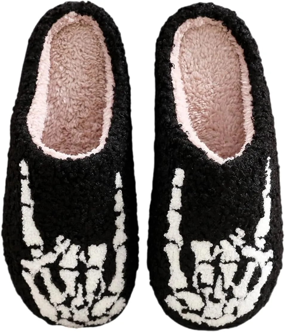 Slippers for Women Men Fuzzy Memory Foam Slipper Fluffy Winter Soft Warm Slip On House Shoes