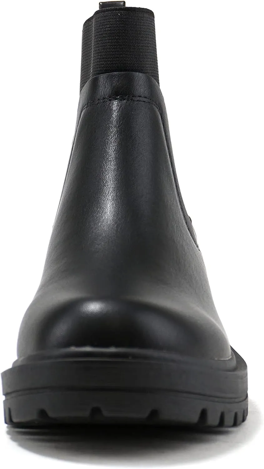 Soda TAPER ~ Women Lug Sole Low Heel Chelsea Fashion Elastic Sock Shaft Ankle Bootie
