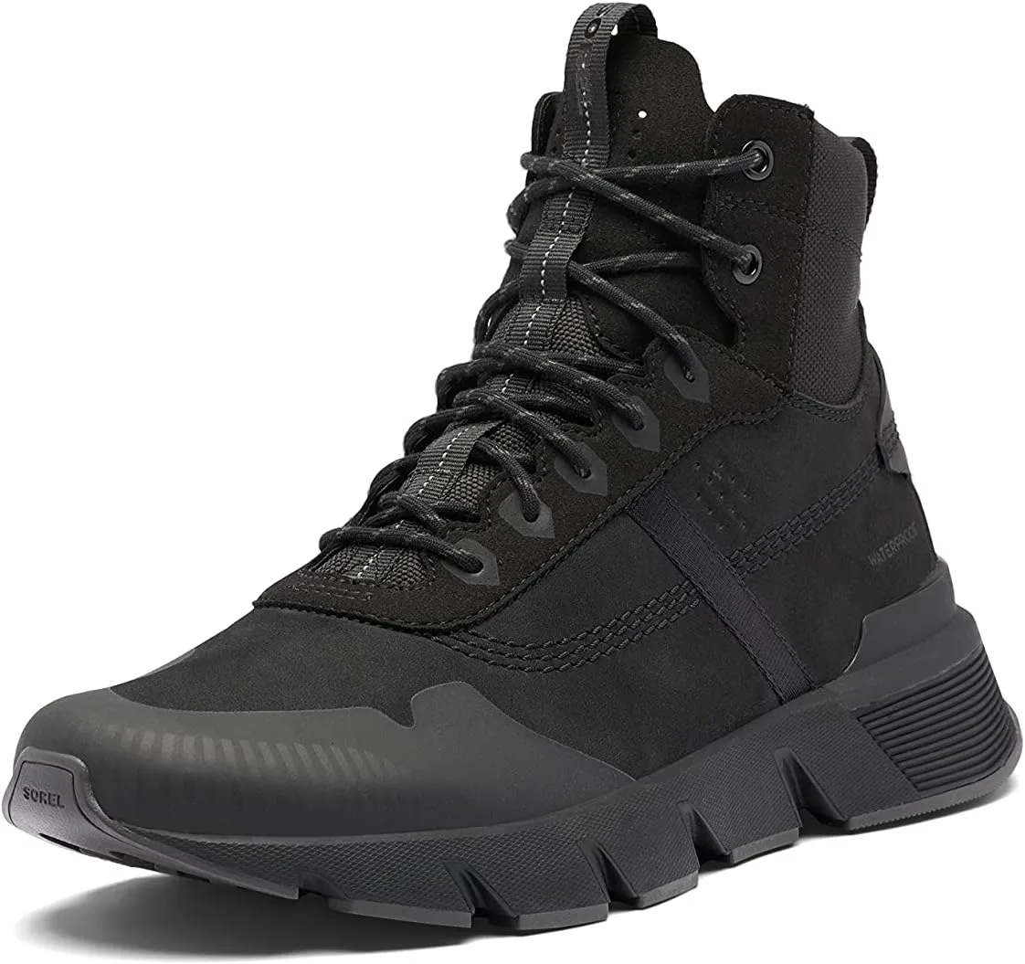 Sorel Men's Kinetic Rush MID WP Sneaker — Waterproof Suede Sneakers