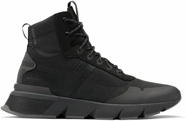 Sorel Men's Kinetic Rush MID WP Sneaker — Waterproof Suede Sneakers