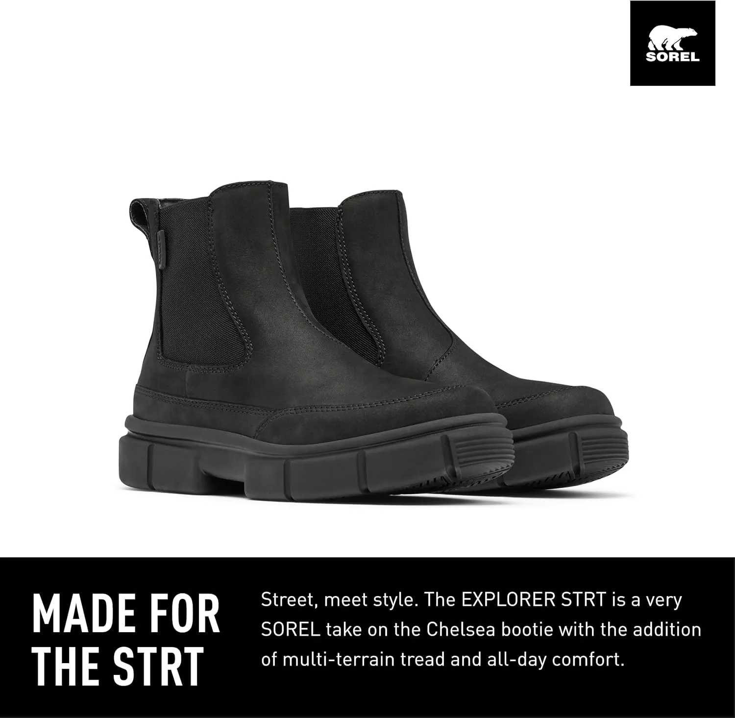 SOREL Women's Explorer STRT Chelsea Boot