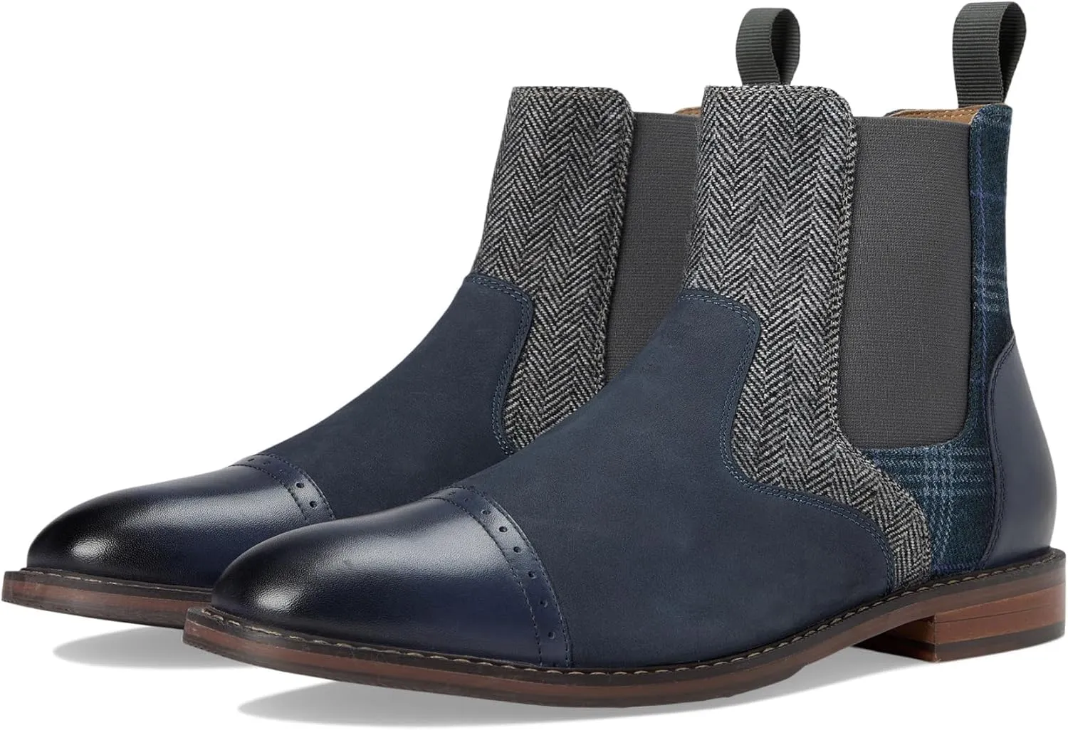 STACY ADAMS Men's Finney Cap Toe Chelsea Boot