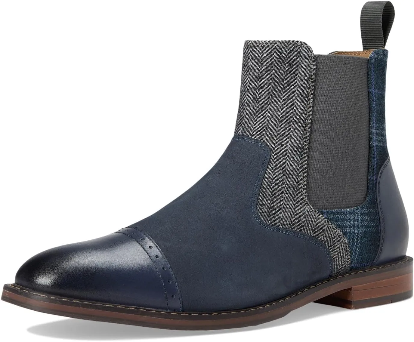 STACY ADAMS Men's Finney Cap Toe Chelsea Boot