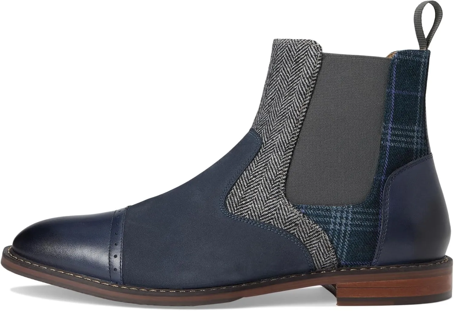 STACY ADAMS Men's Finney Cap Toe Chelsea Boot