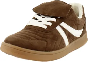 Steve Madden Women's Women's Madrid Sneaker, Brown, 9.5