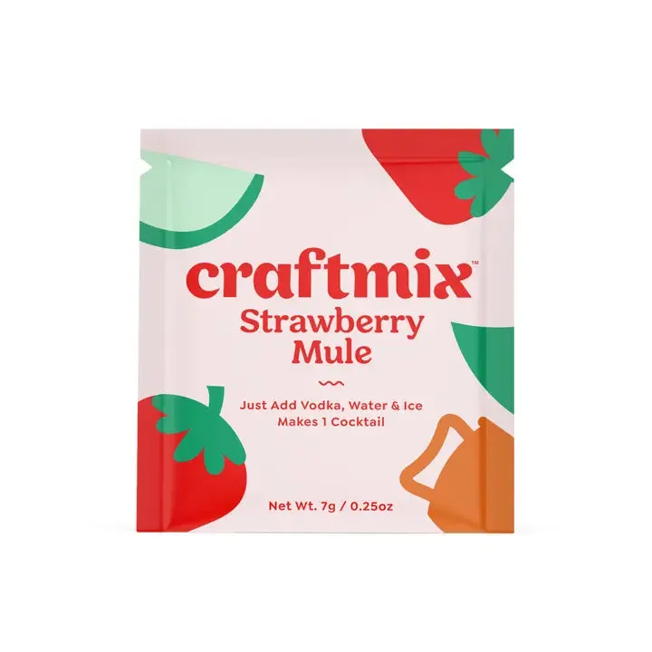 Strawberry Mule Cocktail & Mocktail Mixer