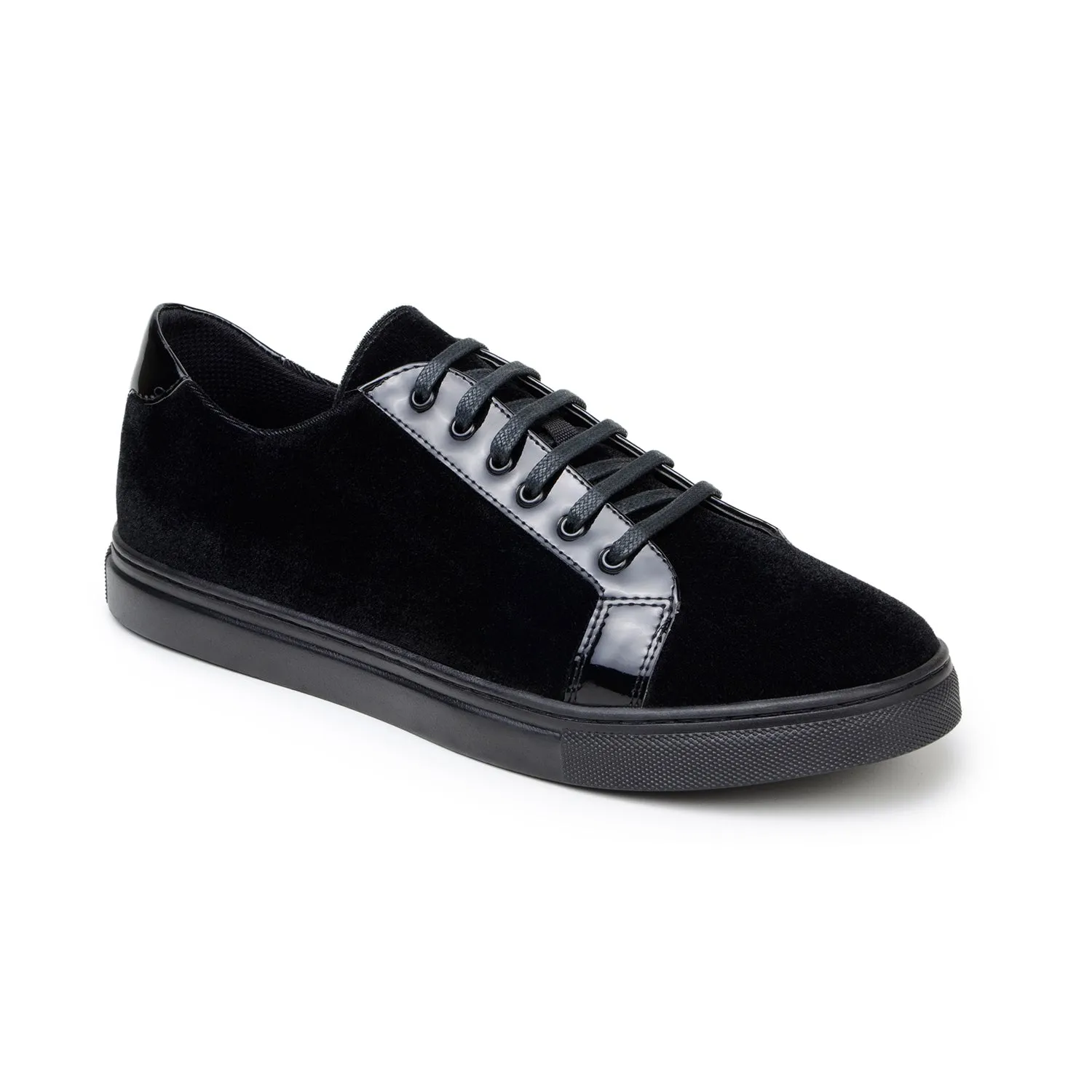 Studio Belvedere Teo Men's Shoes Velvet / Patent Leather Casual Sneaker (SBV1010)