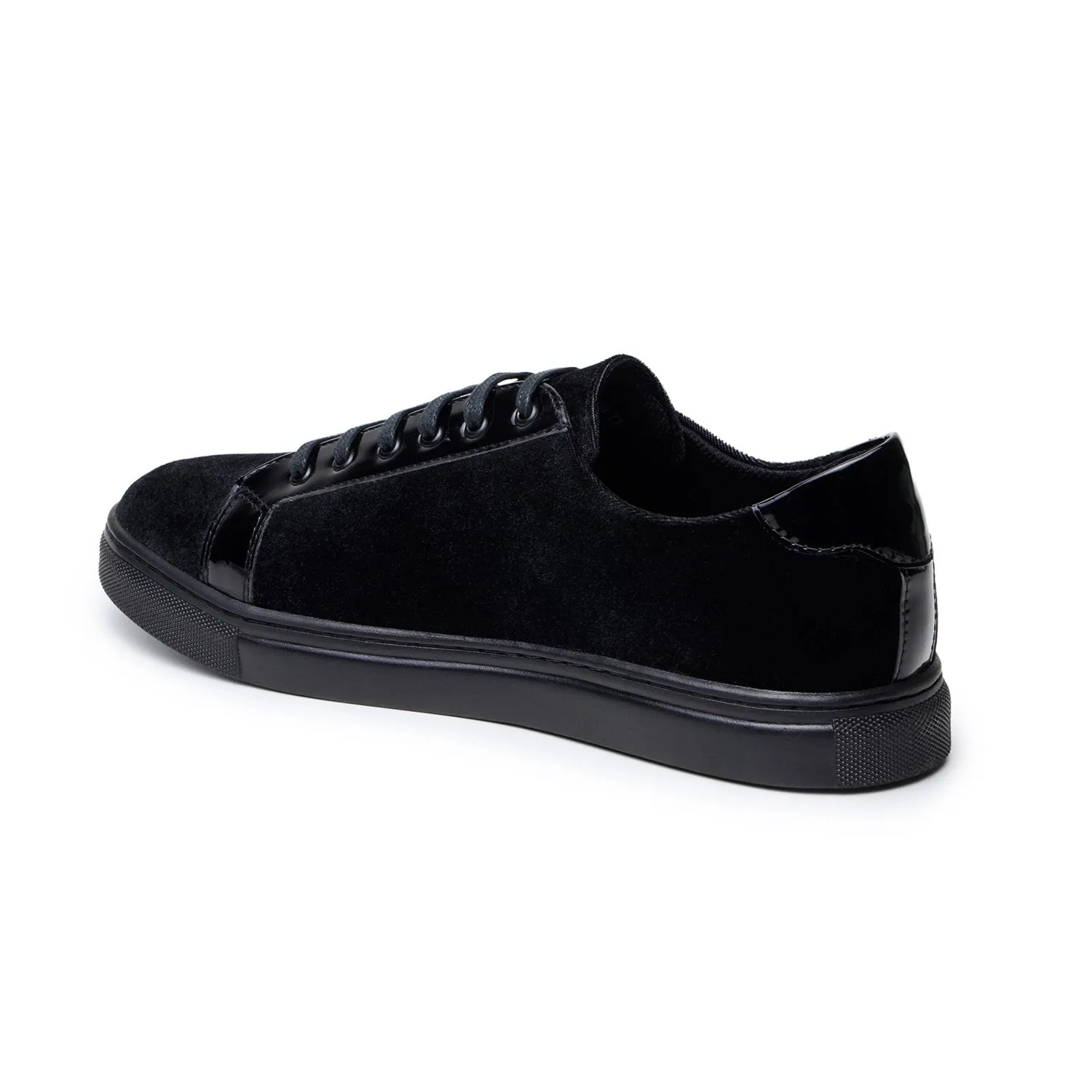 Studio Belvedere Teo Men's Shoes Velvet / Patent Leather Casual Sneaker (SBV1010)