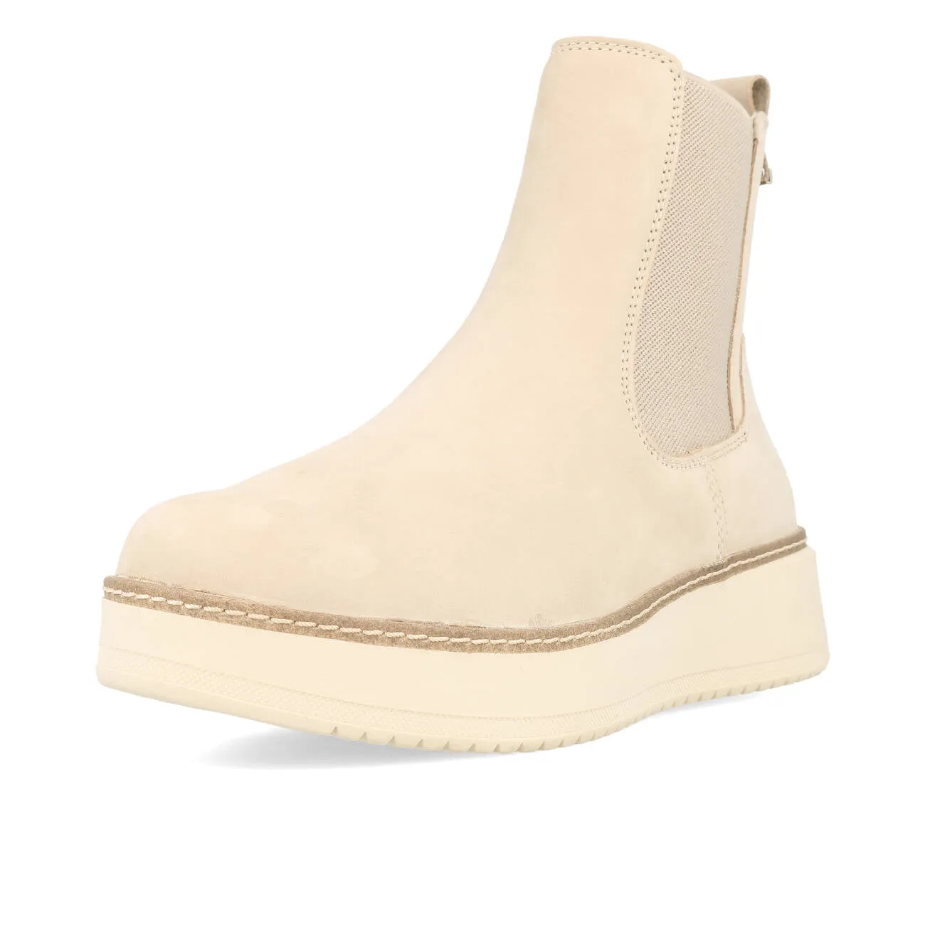 Tamaris 1-25403-41-353 Chelsea Boots Damen Taupe Nubuck