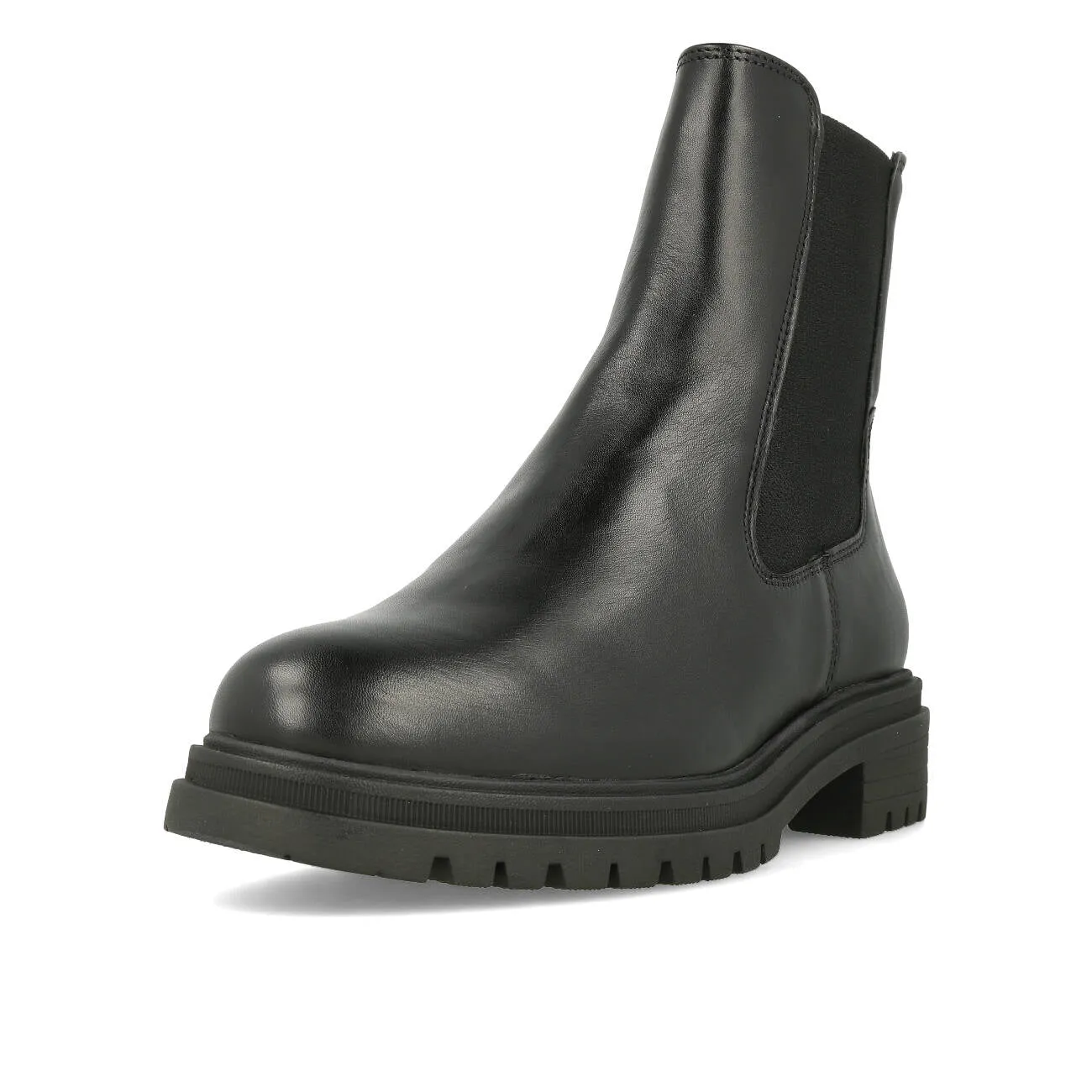 Tamaris 1-25413-43-003 Chelsea Boots Damen Black Leather