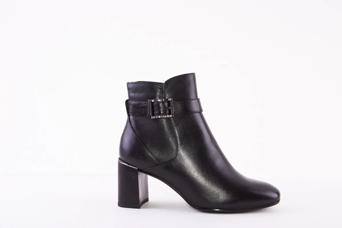 TAMARIS - 25361-001 HIGH HEEL ANKLE BOOT - BLACK