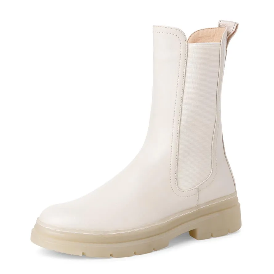 Tamaris Chelsea Ankle Boot Ivory