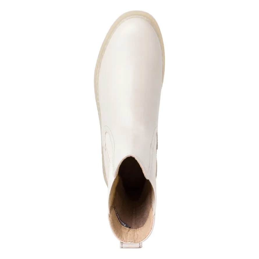 Tamaris Chelsea Ankle Boot Ivory