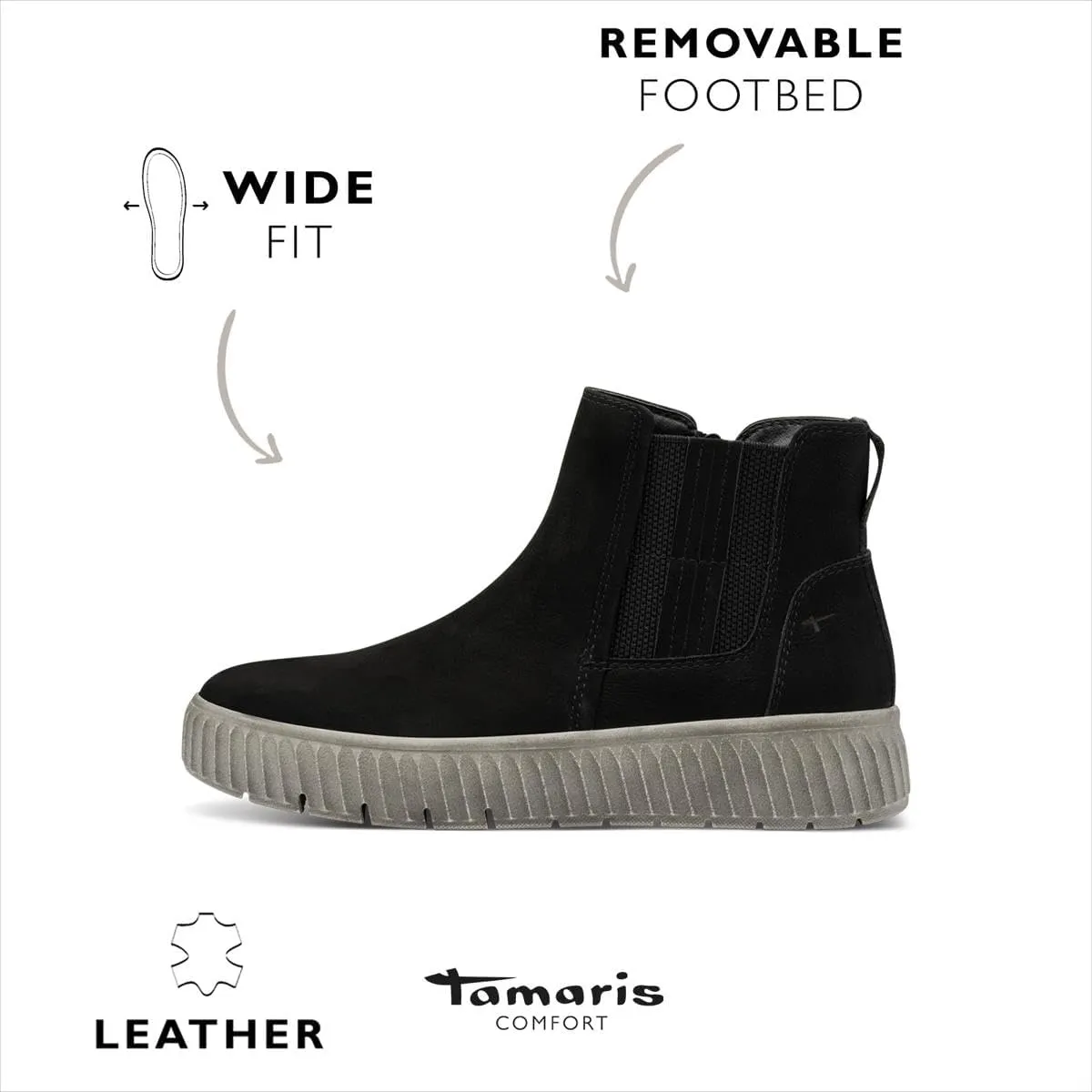 Tamaris Women's Classic Chelsea Boot