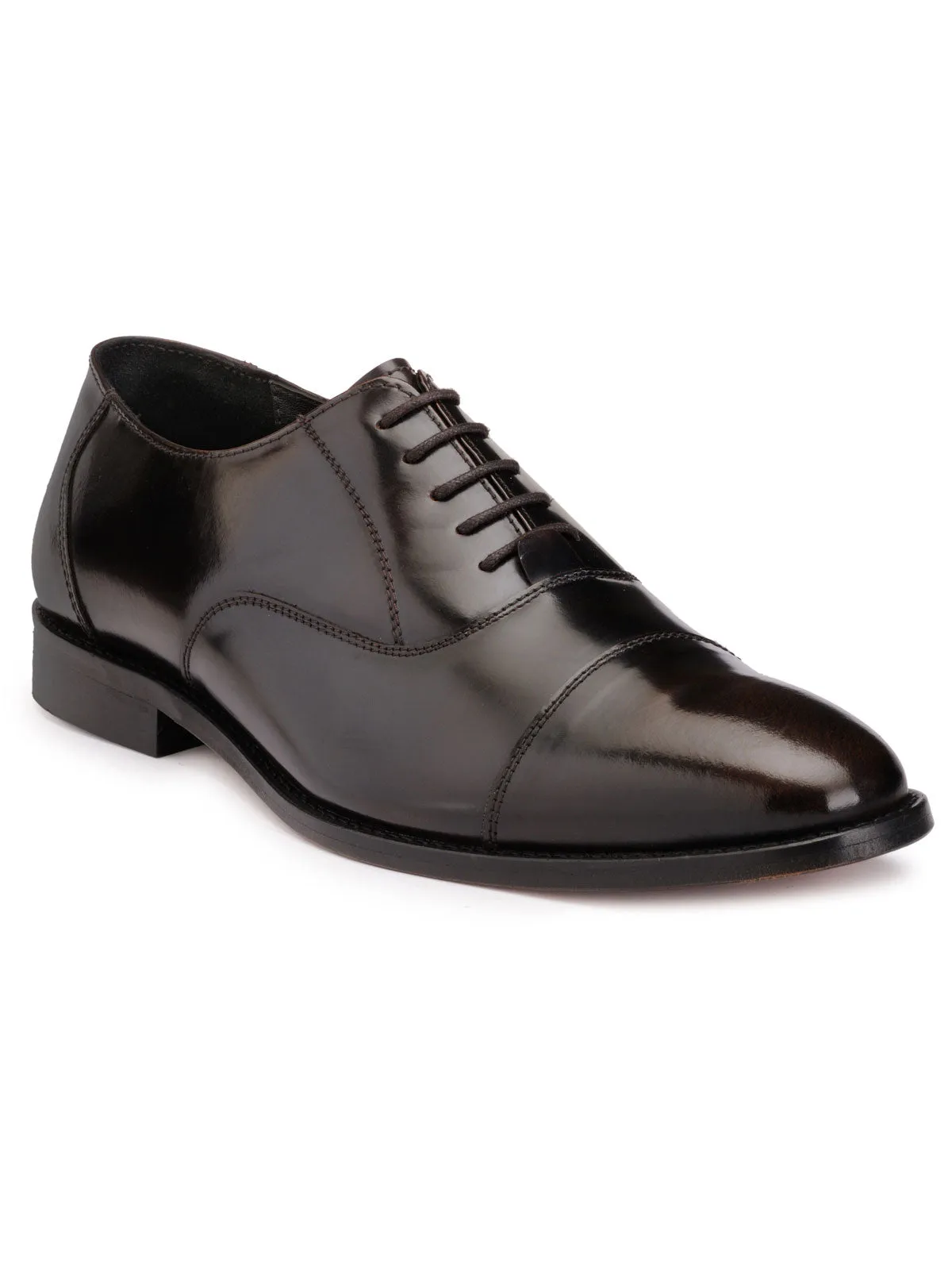 Teakwood Leather Men's Brown Oxford/Brogue Shoes