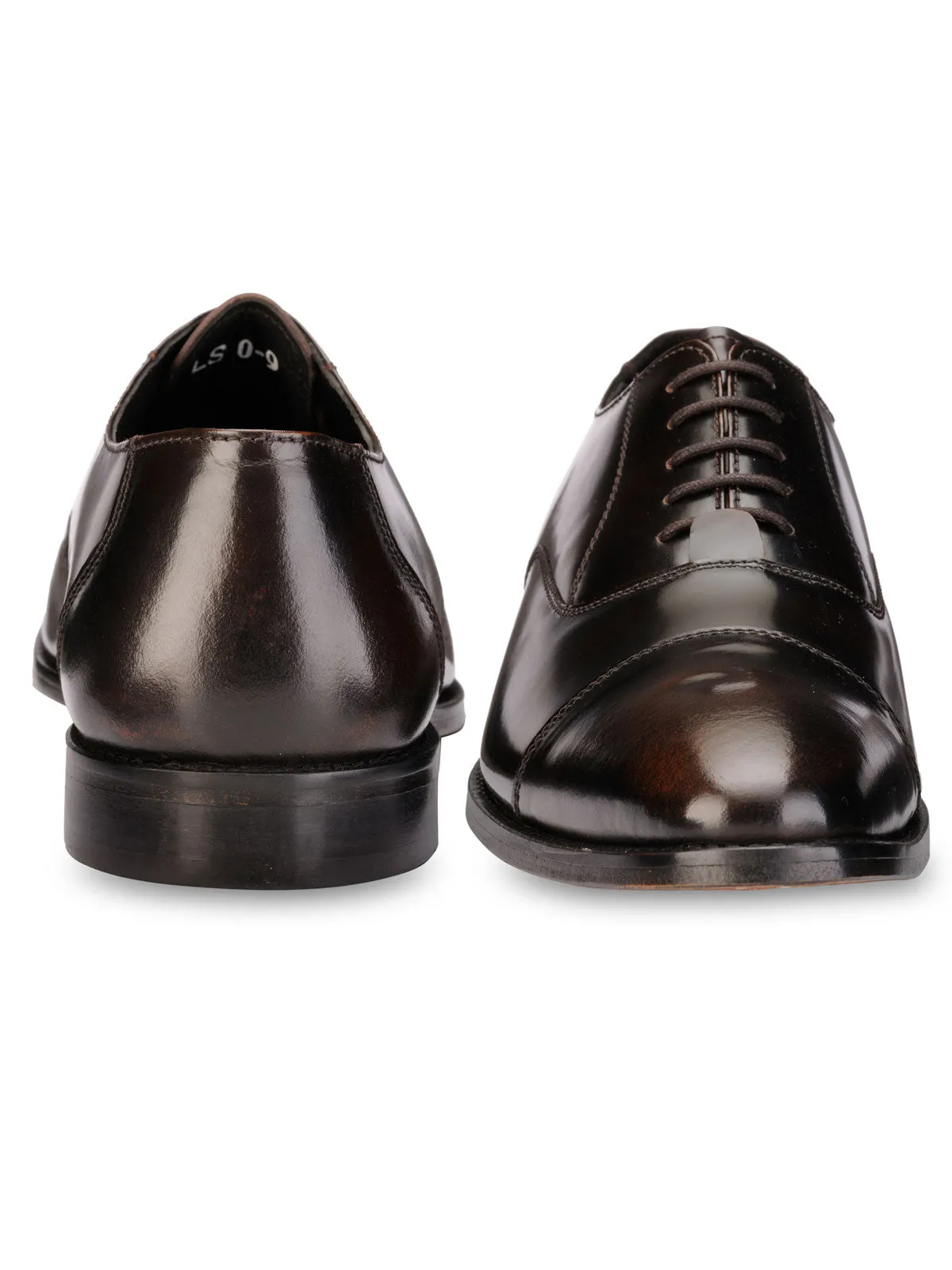Teakwood Leather Men's Brown Oxford/Brogue Shoes