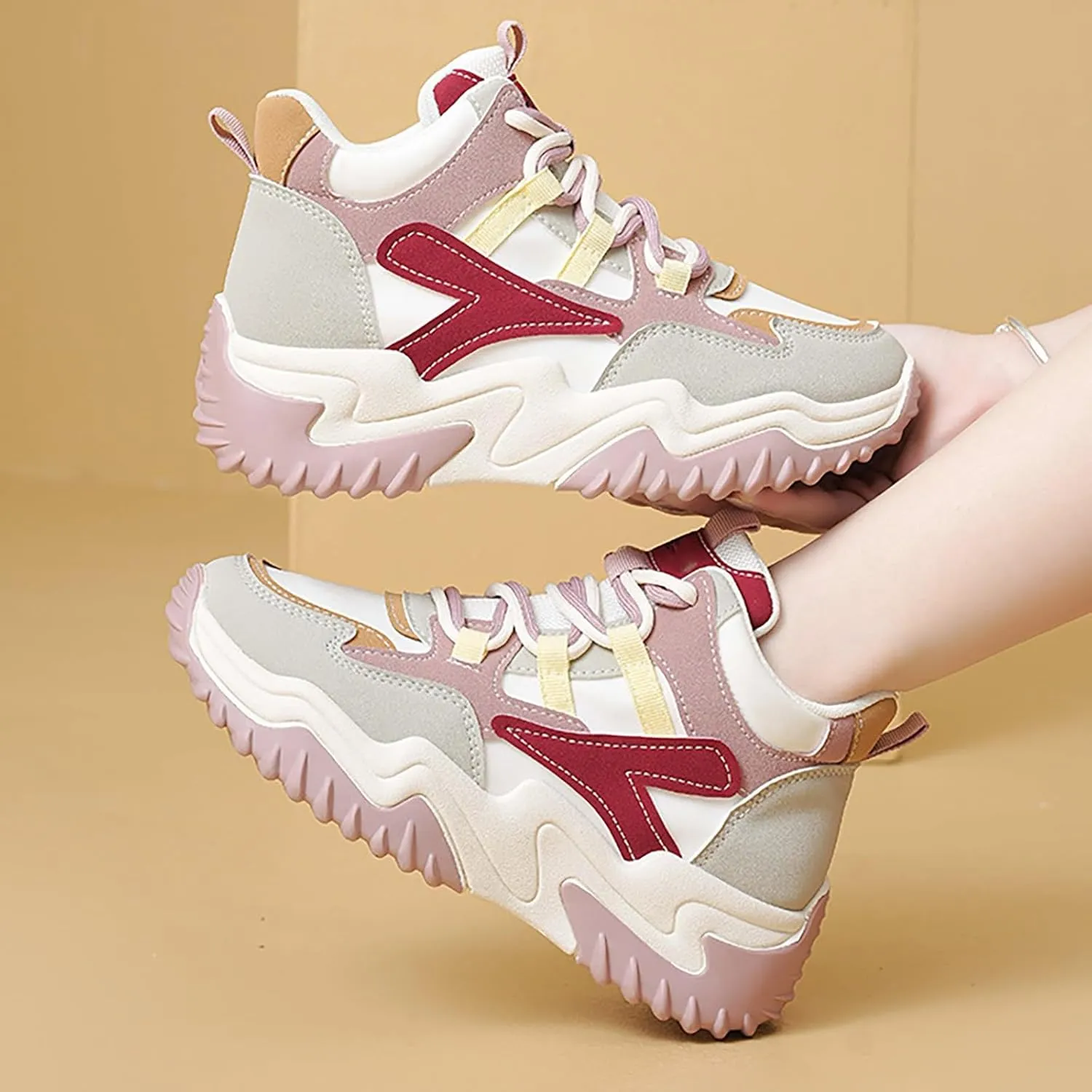 Tennis Shoes Men Mesh Breathable Women's Shoes Casual Fashion Sneakers 2025 Sneakers for Women Running Fashion Walking Platform Tennis Shoe Loafers Casual Slip On