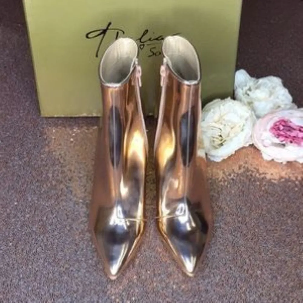 Thalia Sodi Rylie Pointed Toe Ankle Boots 7