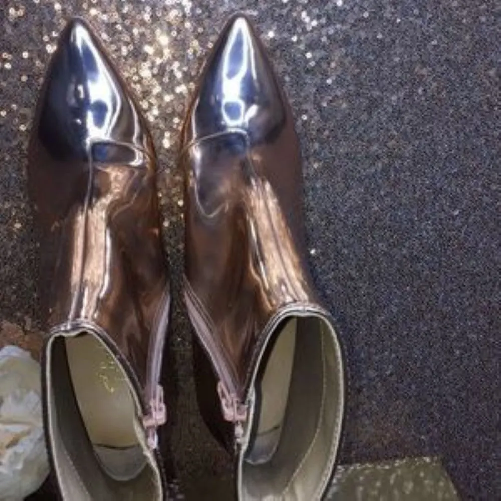 Thalia Sodi Rylie Pointed Toe Ankle Boots 7
