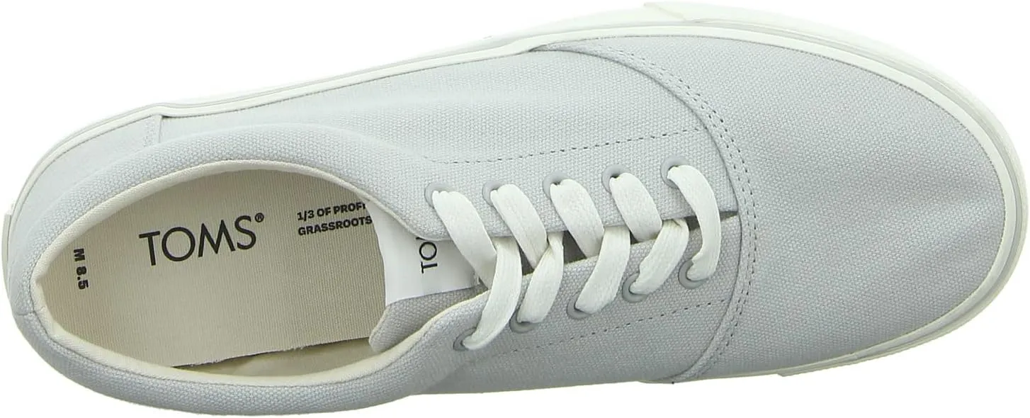 TOMS Mens Alpargata Fenix Lace Up Sneakers Shoes Casual - Grey
