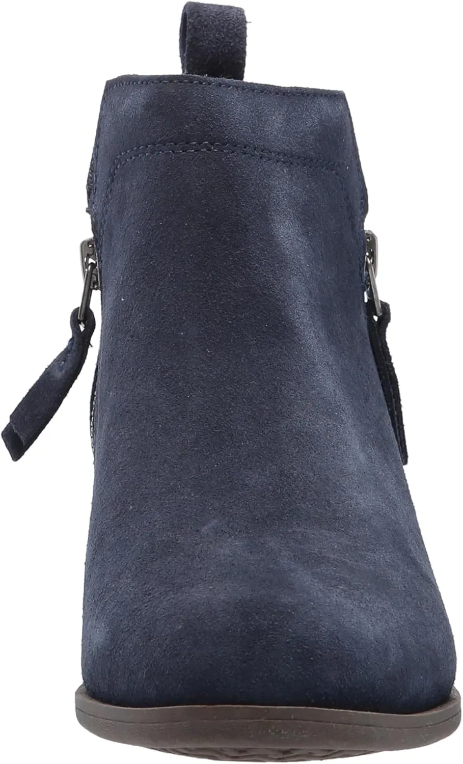 TOMS Women's Dahlia Ankle Boots, Low Heel – Dual Side Zipper Booties for Women