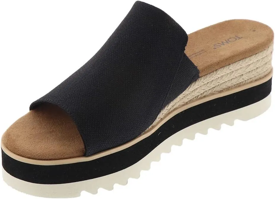 TOMS Women's Diana Mule Espadrille Wedge Sandal