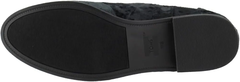 TOMS Womens Ella Chelsea Casual Boots Ankle Low Heel 1-2" - Brown, Silver