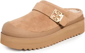 Tory Burch Women's Mellow Shearling Platform Mules