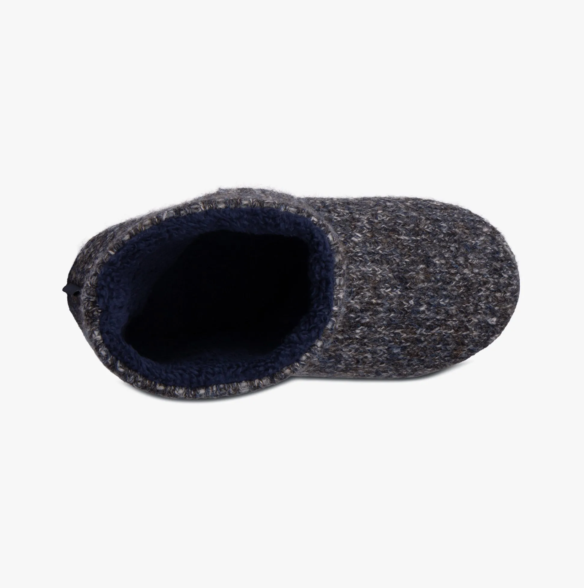 Totes Toasties RIB KNIT BOOT Slippers Mens Navy