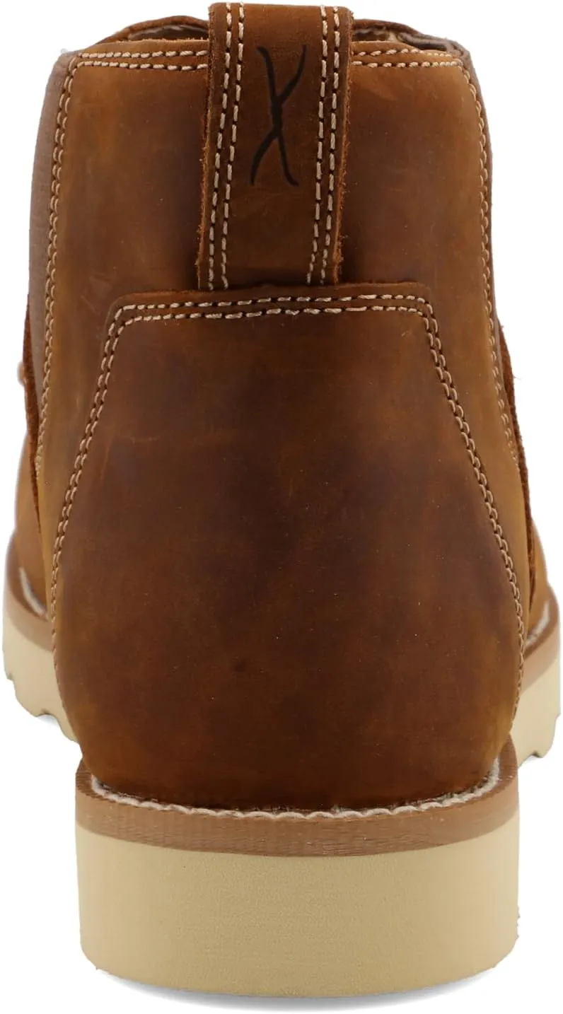 Twisted X Men's 4" Work Chelsea Wedge Sole Boot Ankle