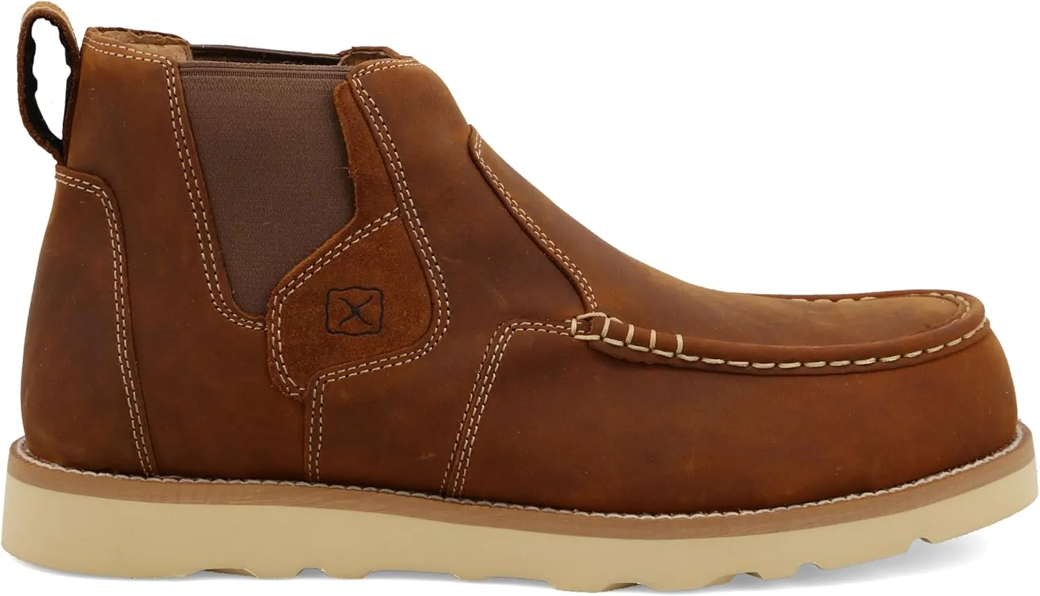 Twisted X Men's 4" Work Chelsea Wedge Sole Boot Ankle