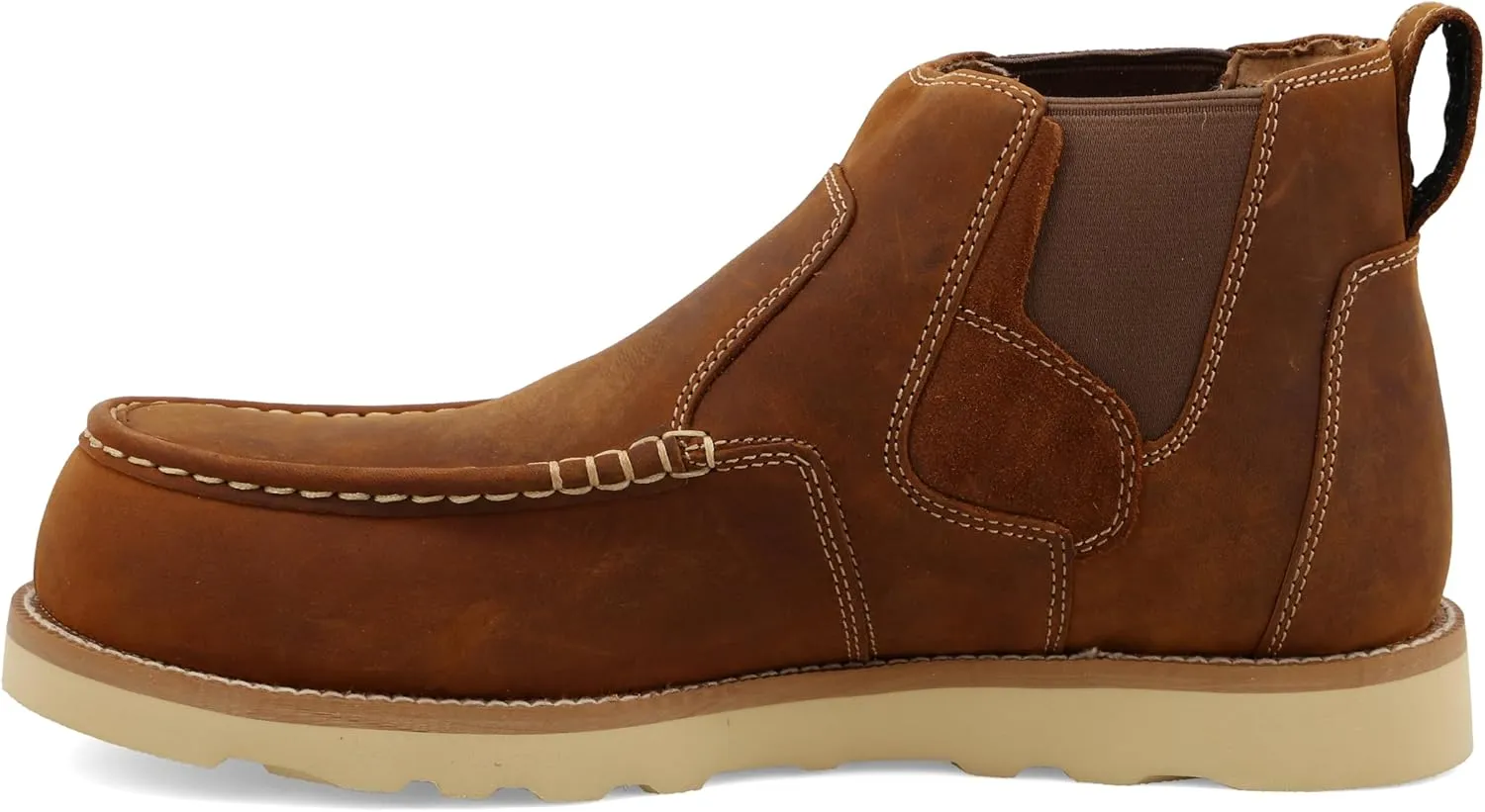 Twisted X Men's 4" Work Chelsea Wedge Sole Boot Ankle