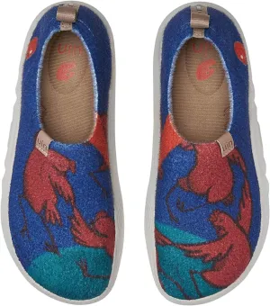 UIN Men's Art Travel Walking Shoes Slip On Casual Lightweight Wide Toe Comfort Fashion Sneaker Toledo Ⅳ Ⅷ Ⅸ Ⅻ
