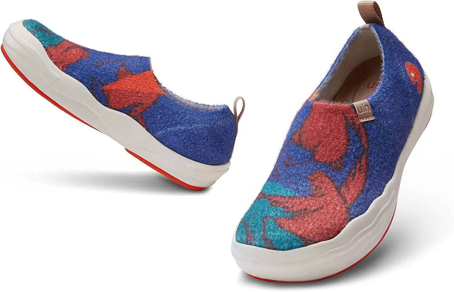 UIN Men's Art Travel Walking Shoes Slip On Casual Lightweight Wide Toe Comfort Fashion Sneaker Toledo Ⅳ Ⅷ Ⅸ Ⅻ