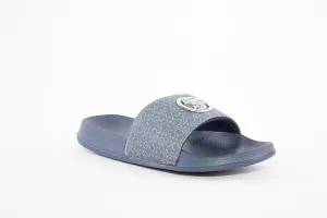 US POLO ASSN - IVY001 FLAT FASHION MULE - DARK BLUE