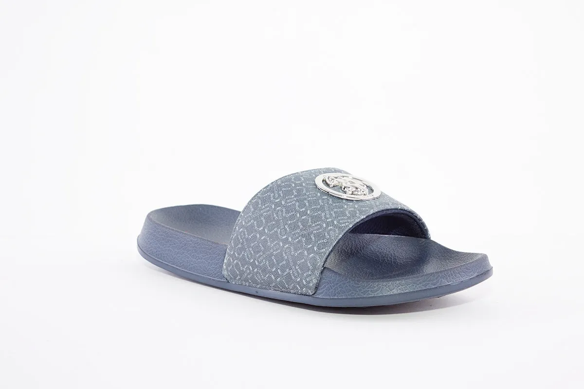US POLO ASSN - IVY001 FLAT FASHION MULE - DARK BLUE