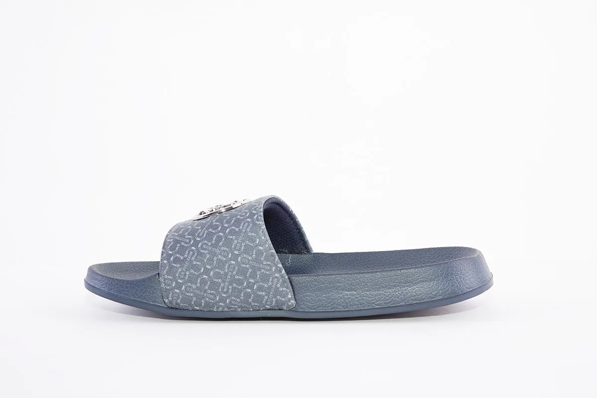 US POLO ASSN - IVY001 FLAT FASHION MULE - DARK BLUE