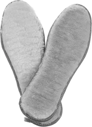 VALICLUD 4 Pairs Winter Thermal Insoles Thickened Plush Shoe Inserts for Women Fluffy Boot Liners with Non Slip Rain Boots