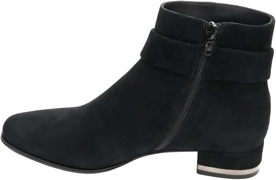 VANELi Womens Avenel Chelsea Casual Boots Ankle Low Heel 1-2" - Black