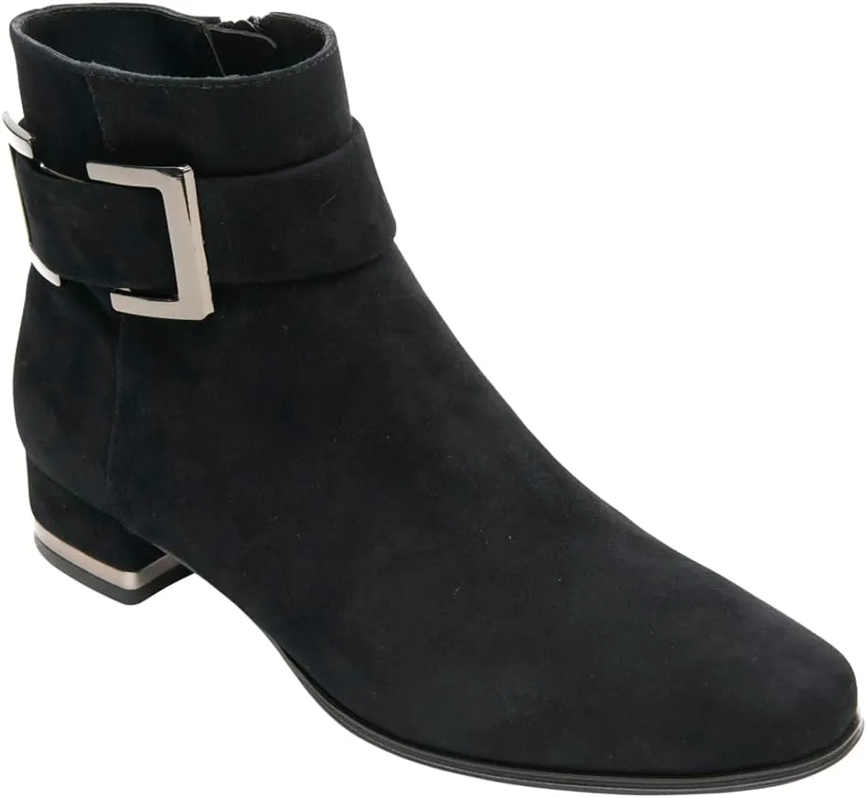 VANELi Womens Avenel Chelsea Casual Boots Ankle Low Heel 1-2" - Black