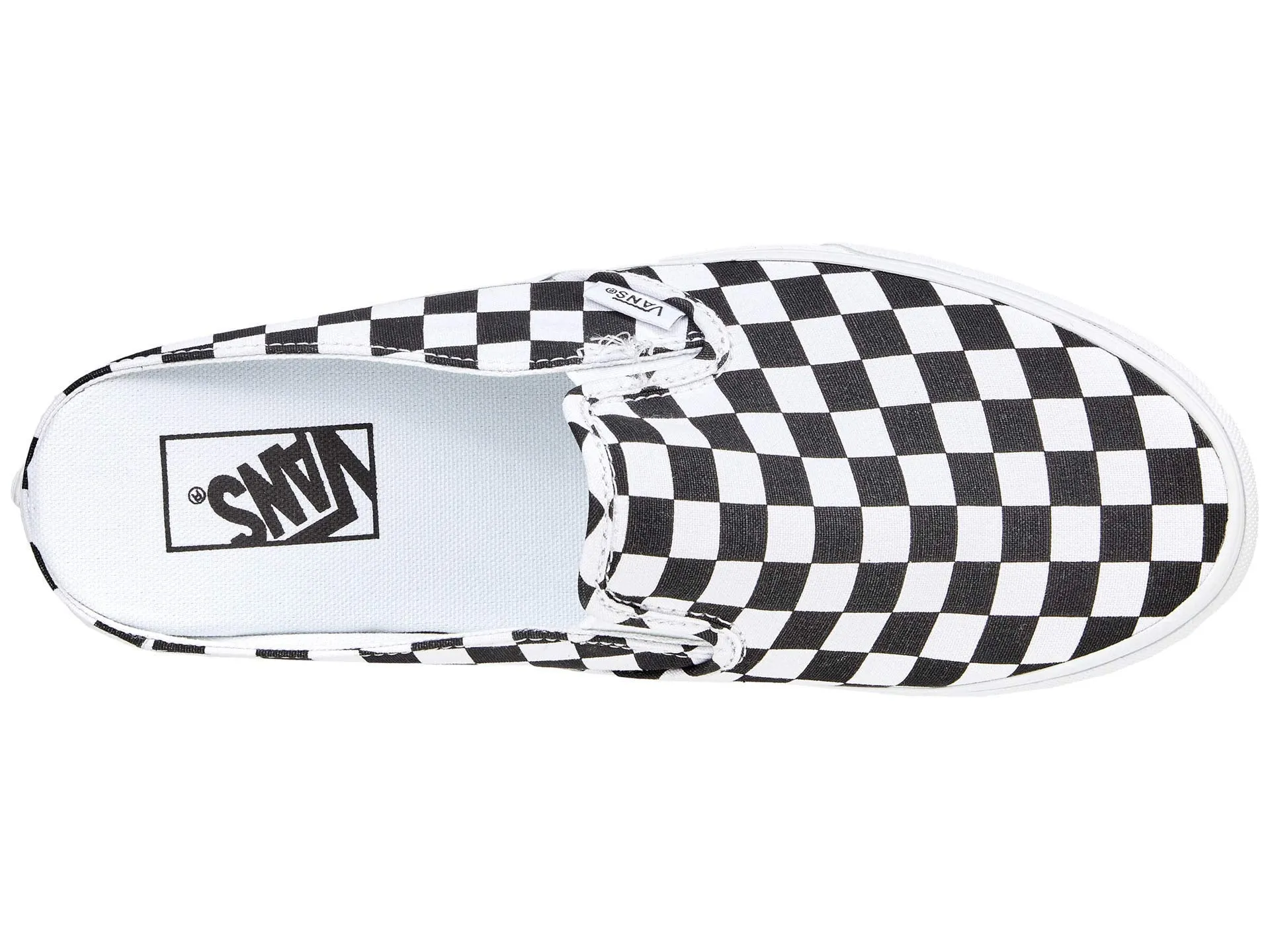 Vans Trainers Unisex Ua Classic Slip-On Mule Vn0a4p3u5gu, Mule Checkerboard Pattern Black True White, 7.5