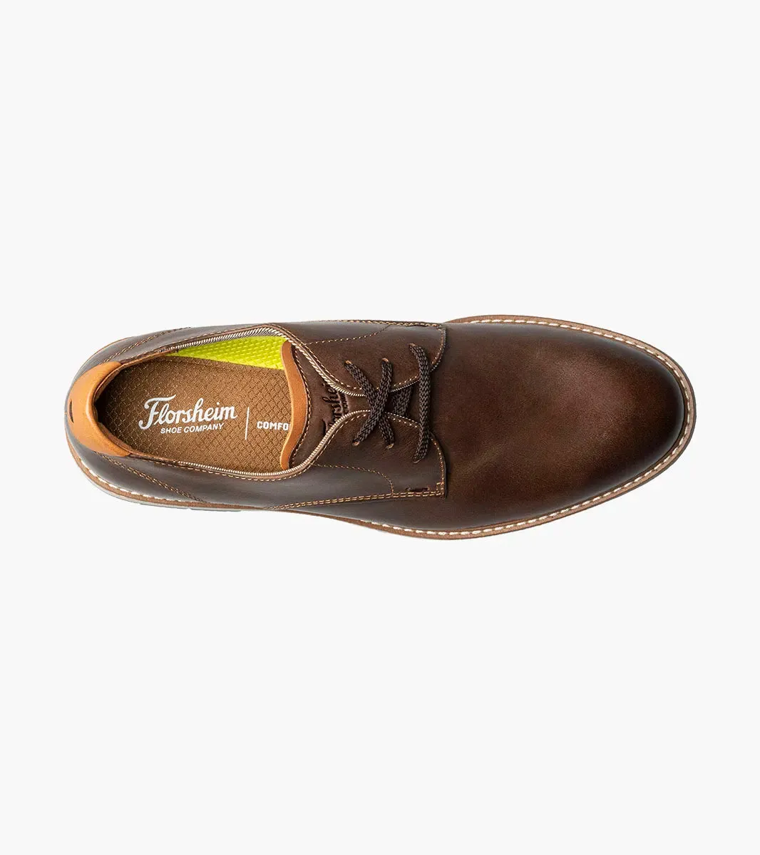 Vibe Plain Toe Oxford-Brown CH | Florsheim