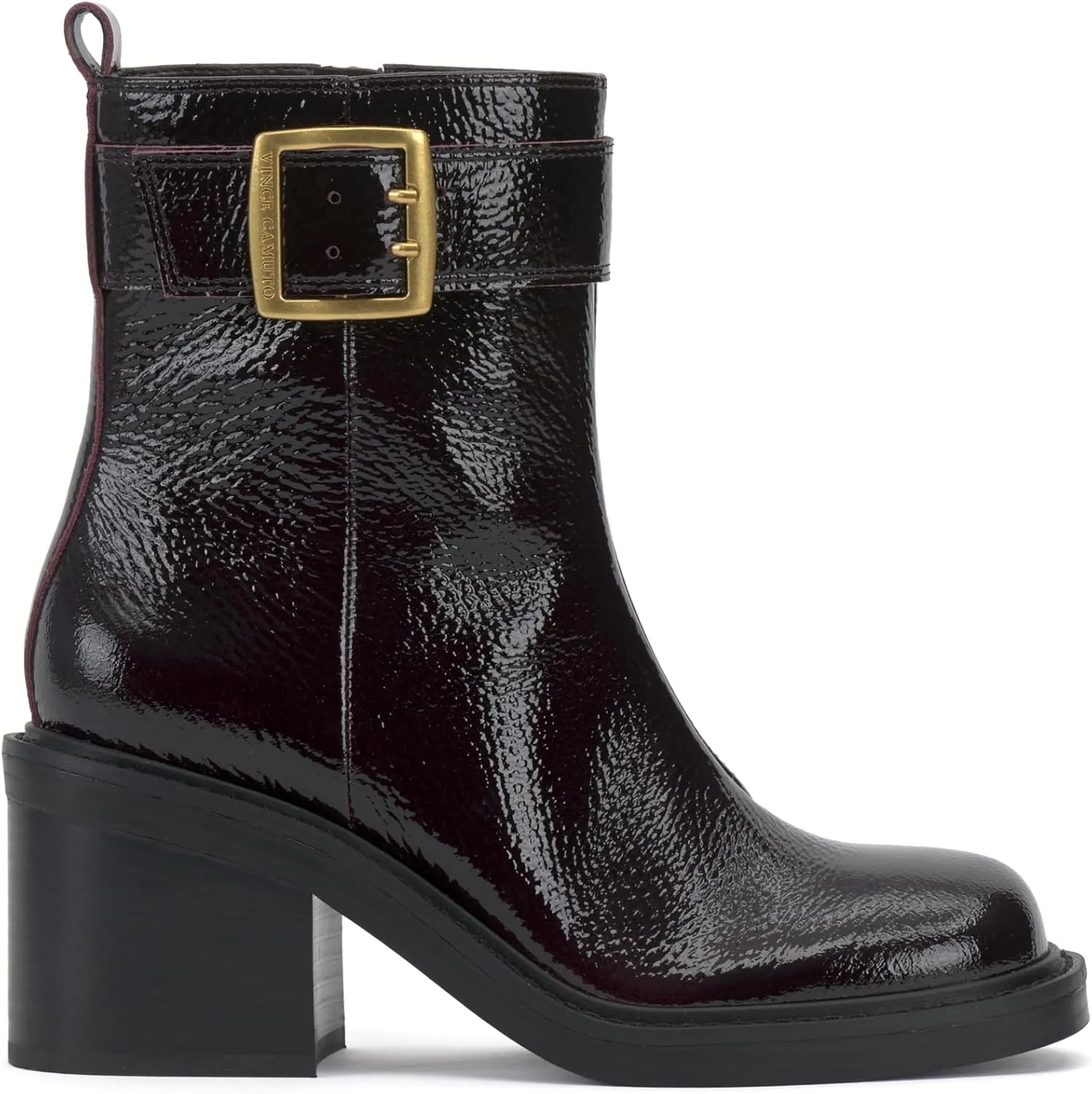 Vince Camuto Women's Bembonie Stacked Heel Bootie Ankle Boot