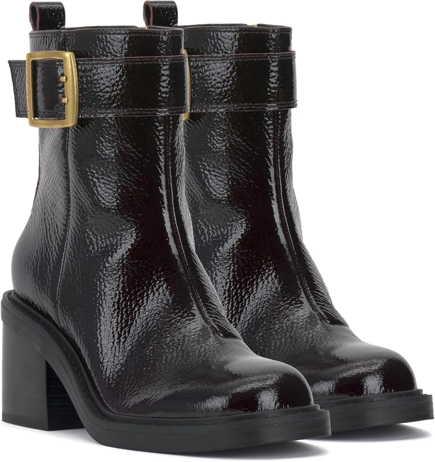 Vince Camuto Women's Bembonie Stacked Heel Bootie Ankle Boot